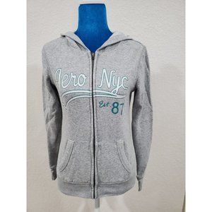 Aeropostale Gray Zip Up Hoodie Size S/P